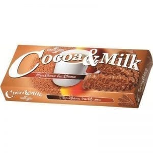 БИСКВИТИ КАКАО И МЛЯКО SWEET+ 150ГР