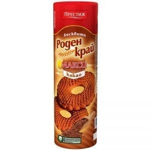 БИСКВИТИ РОДЕН КРАЙ МАКСИ КАКАО 250ГР