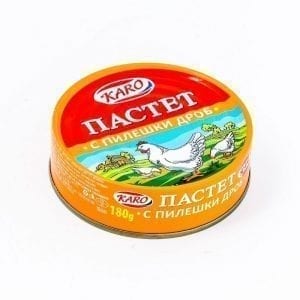 ПАСТЕТ С ПИЛЕШКИ ДРОБ КАРО 180ГР