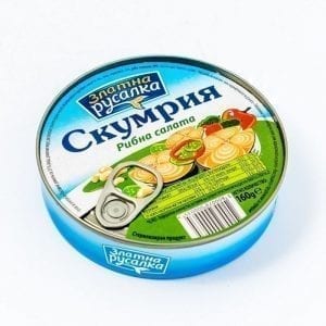СКУМРИЯ РИБНА САЛАТА РУСАЛКА 160ГР