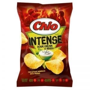 ЧИПС CHIO INTENSE СМЕТАНА И ЛУК 135ГР
