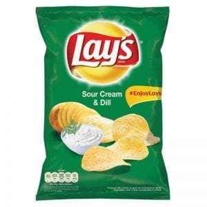 ЧИПС LAYS КОПЪР И СМЕТАНА 140ГР