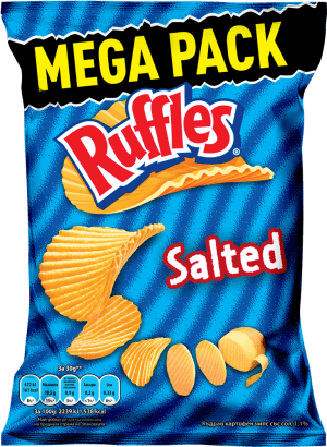 ЧИПС RUFFLES СОЛ 260ГР