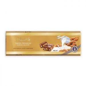 ШОКОЛАД LINDT С БАДЕМИ 300ГР
