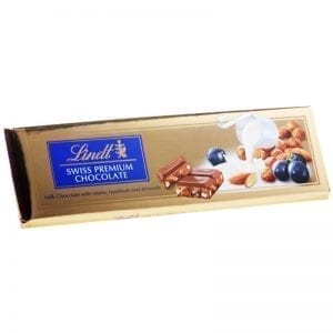 ШОКОЛАД LINDT СЪС СТАФИДИ 300ГР