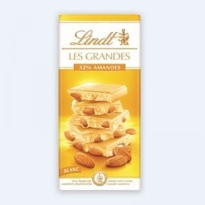 ШОКОЛАД LINDT ГРАНД БЯЛ С БАДЕМ 150ГР