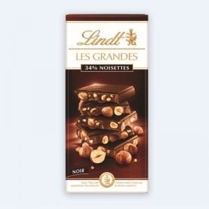 ШОКОЛАД LINDT ГРАНД ТЪМЕН С ЛЕШНИЦИ 150ГР