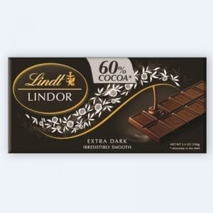 ШОКОЛАД LINDT ЛИНДОР 60 КАКАО 100ГР
