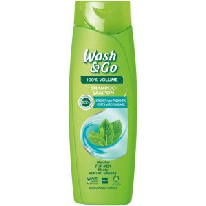 ШАМПОАН WASH GO MENTHOL MEN 360МЛ