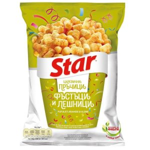 СНАКС STAR ФЪСТЪК И ЛЕШНИК 80ГР
