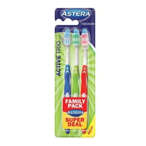 ЧЕТКА ЗА ЗЪБИ ASTERA FAMILY PACK 3БР