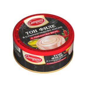 РИБА ТОН ФИЛЕ С ПИКАНТЕН ВКУС КОМПАС 160ГР