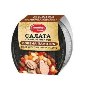 КОМПАС САЛАТА РИБА ТОН БОБЕНА ПАЛИТРА 160ГР