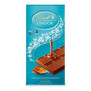 ШОКОЛАД LINDT ЛИНДОР СОЛЕН КАРАМЕЛ 100ГР