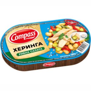 ХЕРИНГА КОМПАС РИБНА САЛАТА 180ГР